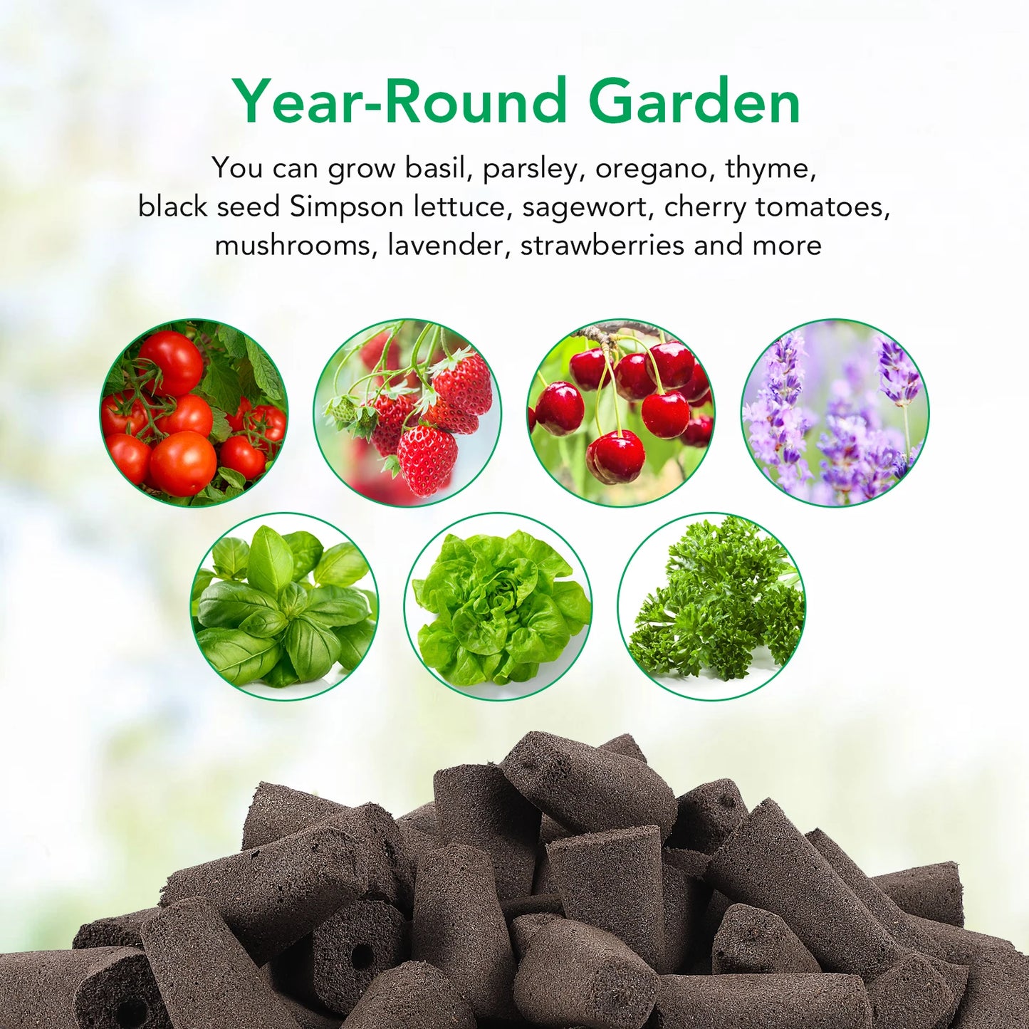 60 Hydroponic Replacement Pods for Countertop Systems