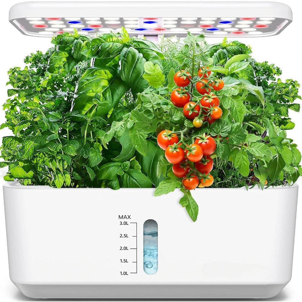 10-Pod Countertop Hydroponic Garden – Effortless Growing, Fresh Harvests Year-Round!