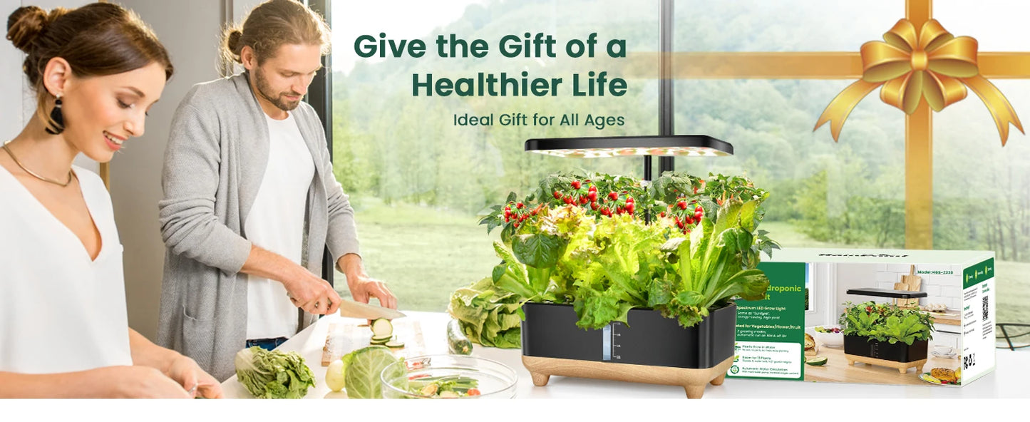 13-Pod Hydroponic Grow System – Fresh Greens at Your Fingertips