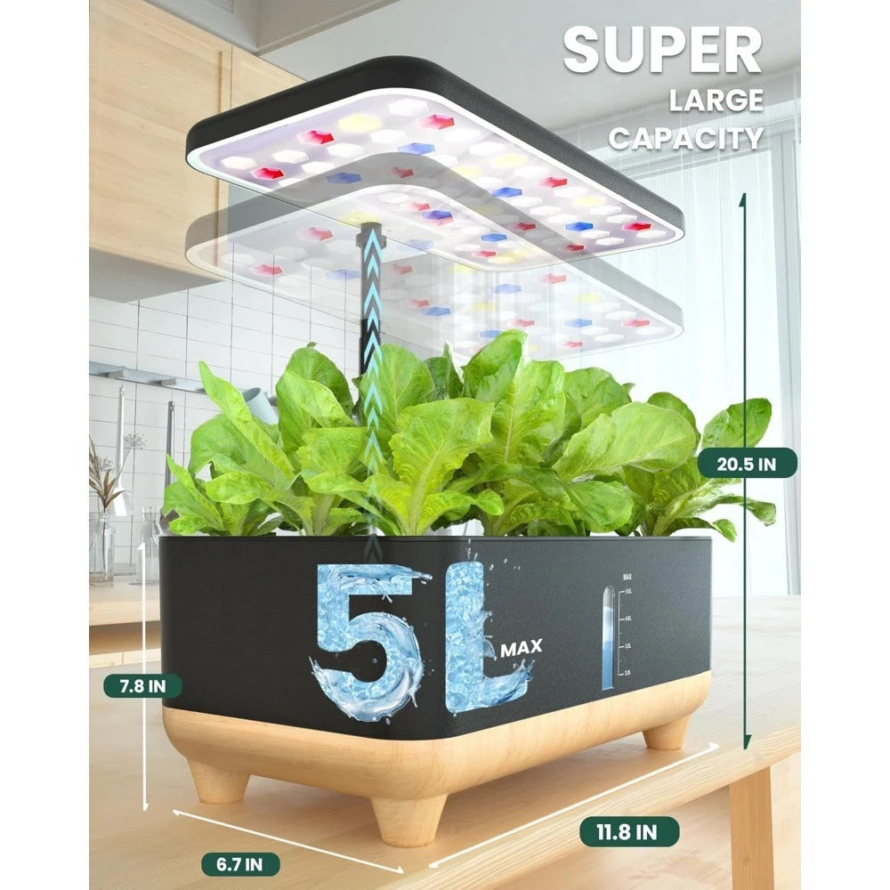 13-Pod Hydroponic Grow System – Fresh Greens at Your Fingertips