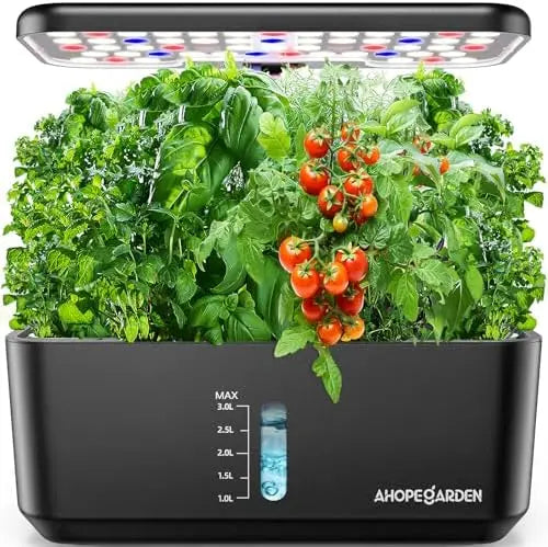 10-Pod Countertop Hydroponic Garden – Effortless Growing, Fresh Harvests Year-Round!