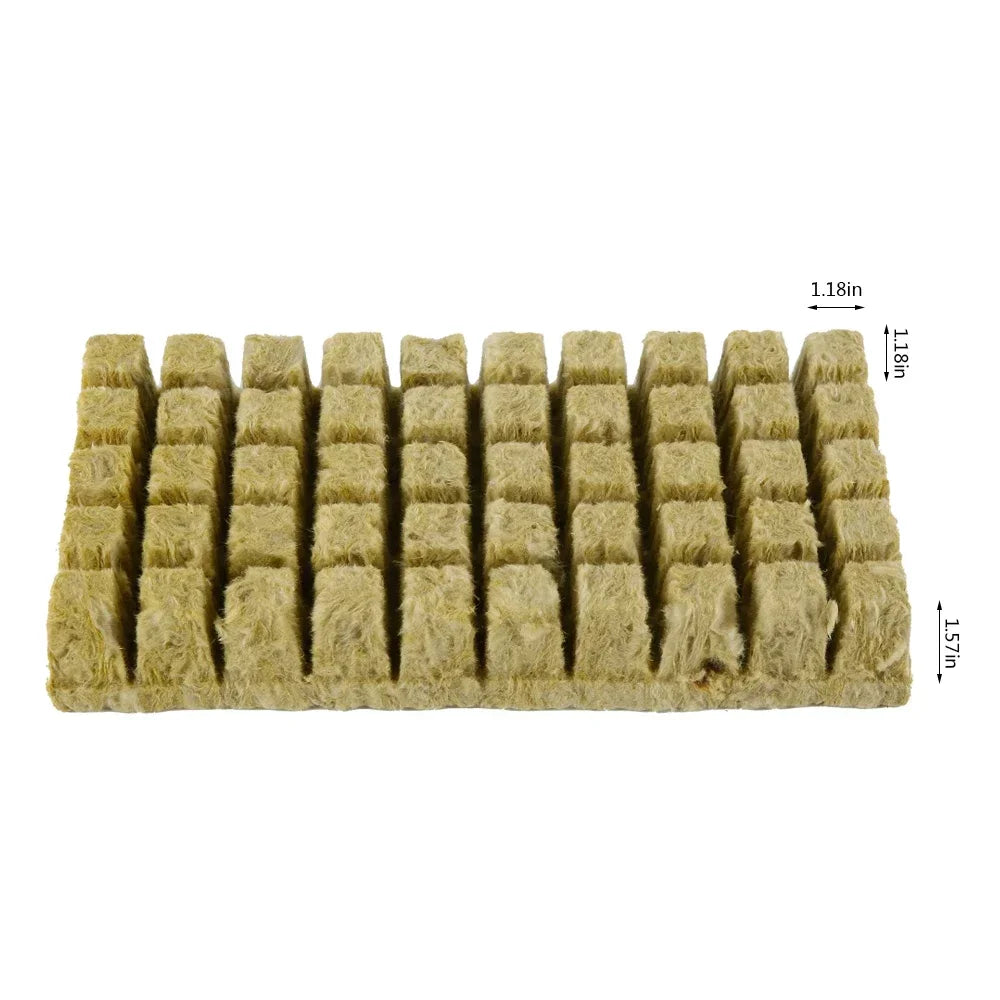 50 Plant Starter Grow Plug Cubes – Ideal for Hydroponics