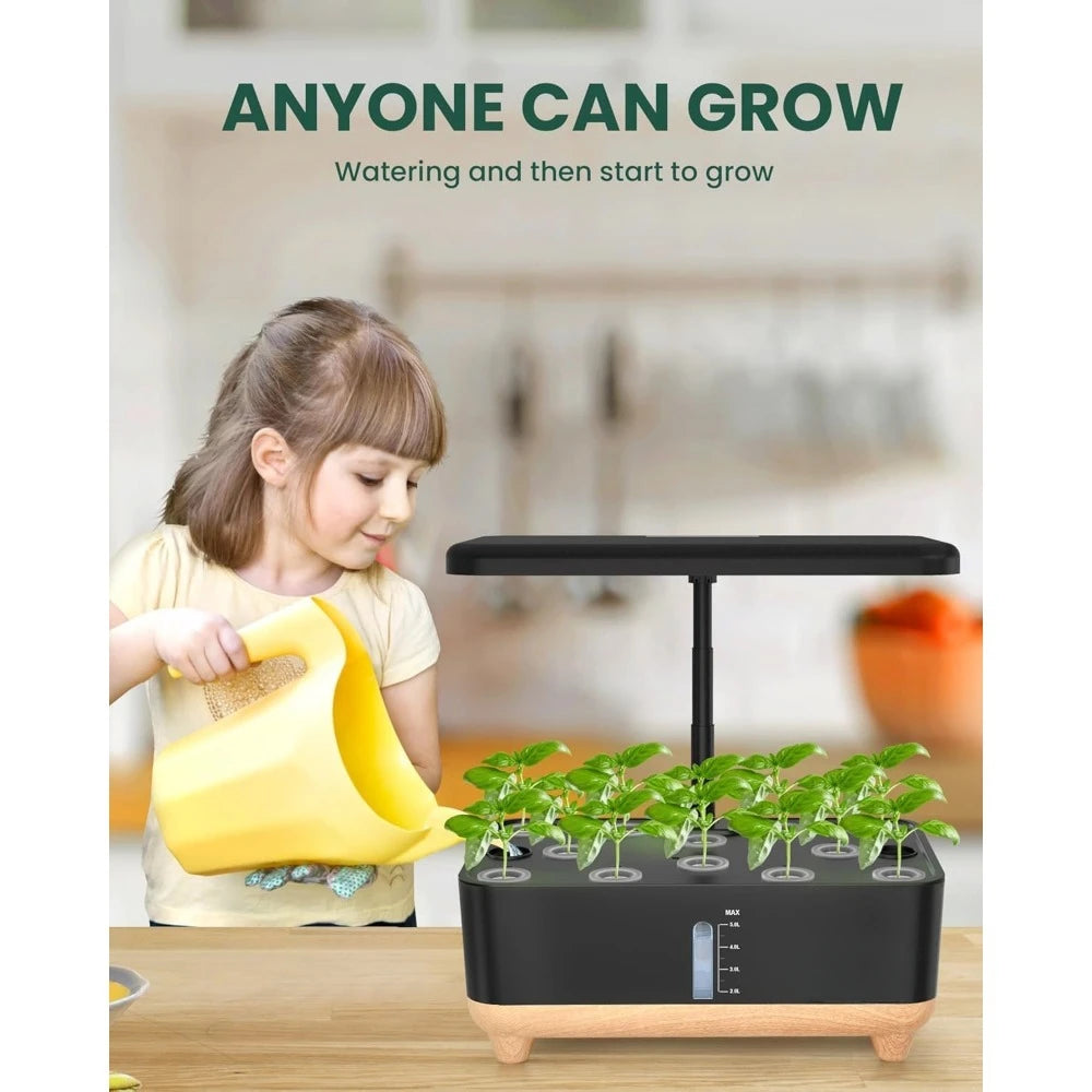 13-Pod Hydroponic Grow System – Fresh Greens at Your Fingertips